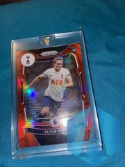 2021-22 Panini Prizm Premier League Soccer Oliver Skipp #153 Red Rookie 030/199